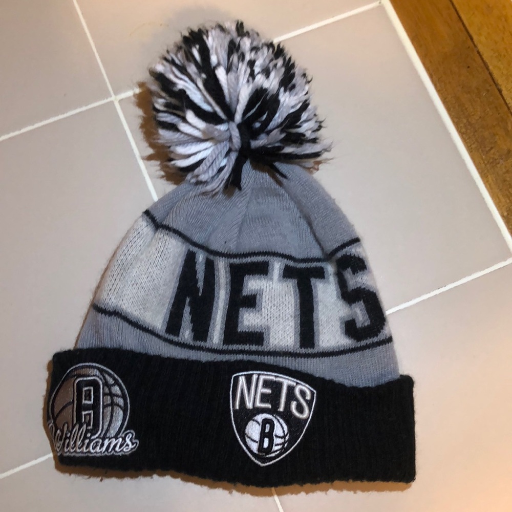 A Brooklyn nets winter hat